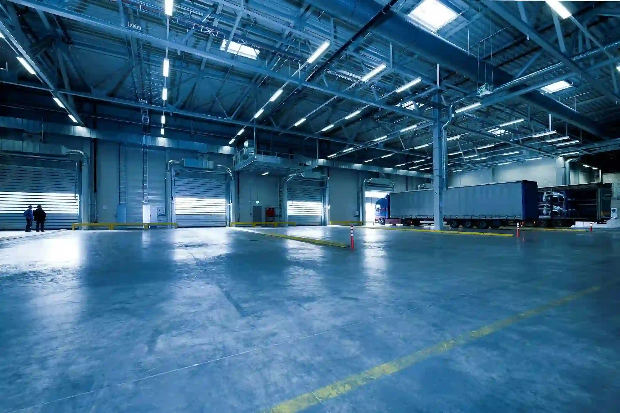 Commercial warehouse and facility exterior
