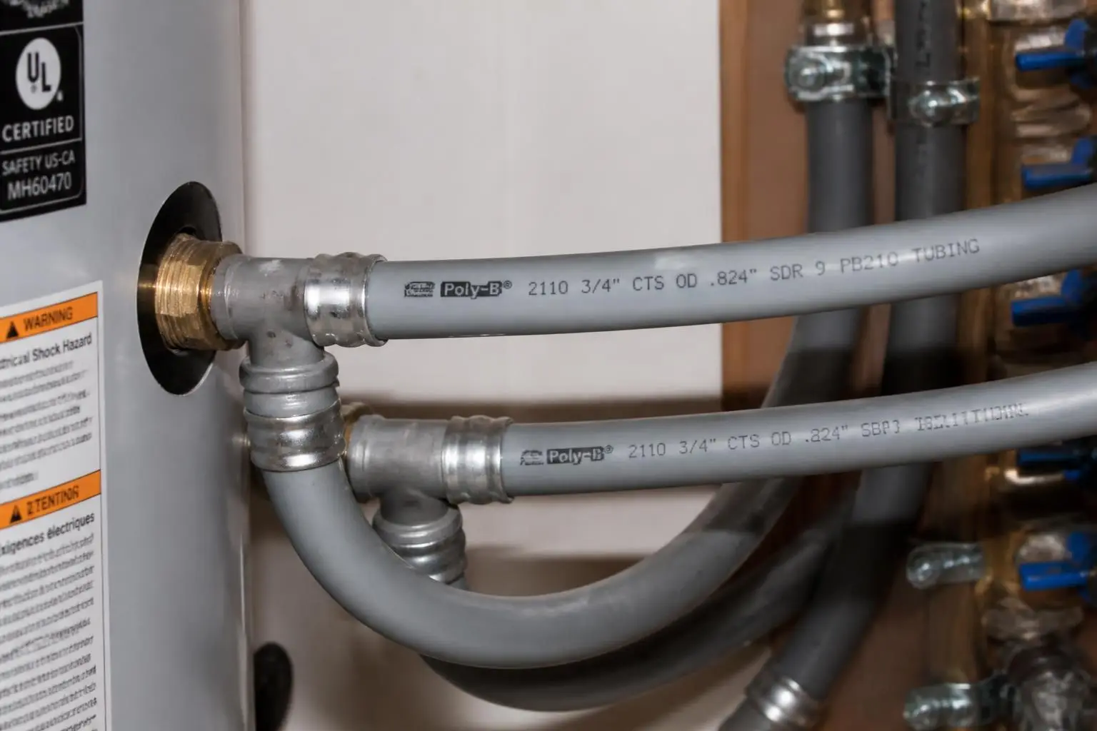 Updated plumbing system after Poly-B replacement